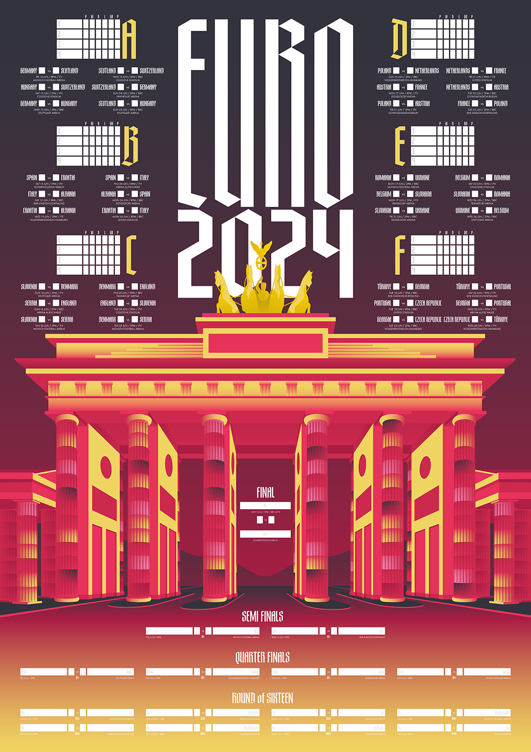 Euro 2024 Poster